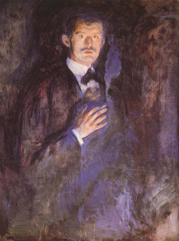 Edvard Munch Self-Portrait oil painting picture